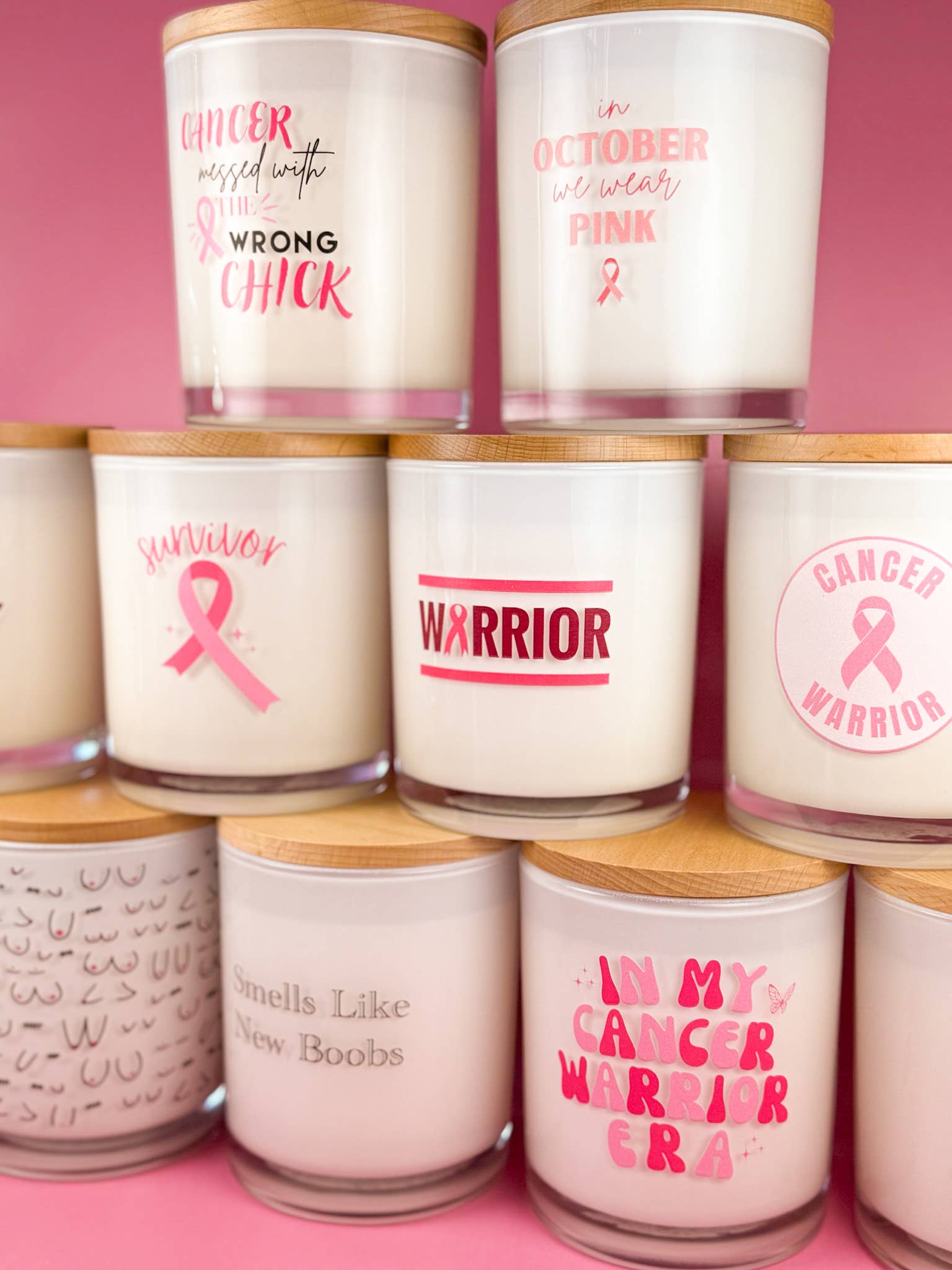 Survivor- Breast Cancer Soy Candle: Cranberry Chutney