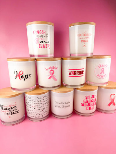 Survivor- Breast Cancer Soy Candle: Cranberry Chutney
