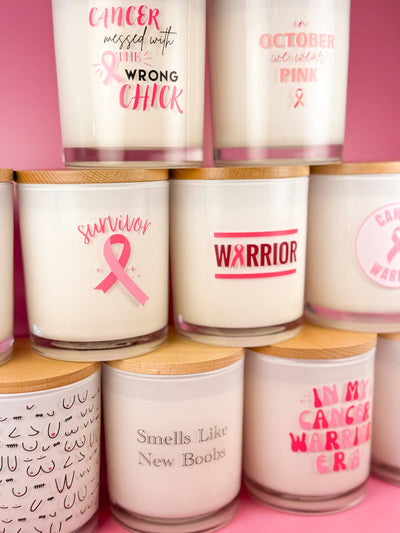Survivor- Breast Cancer Soy Candle: Cranberry Chutney