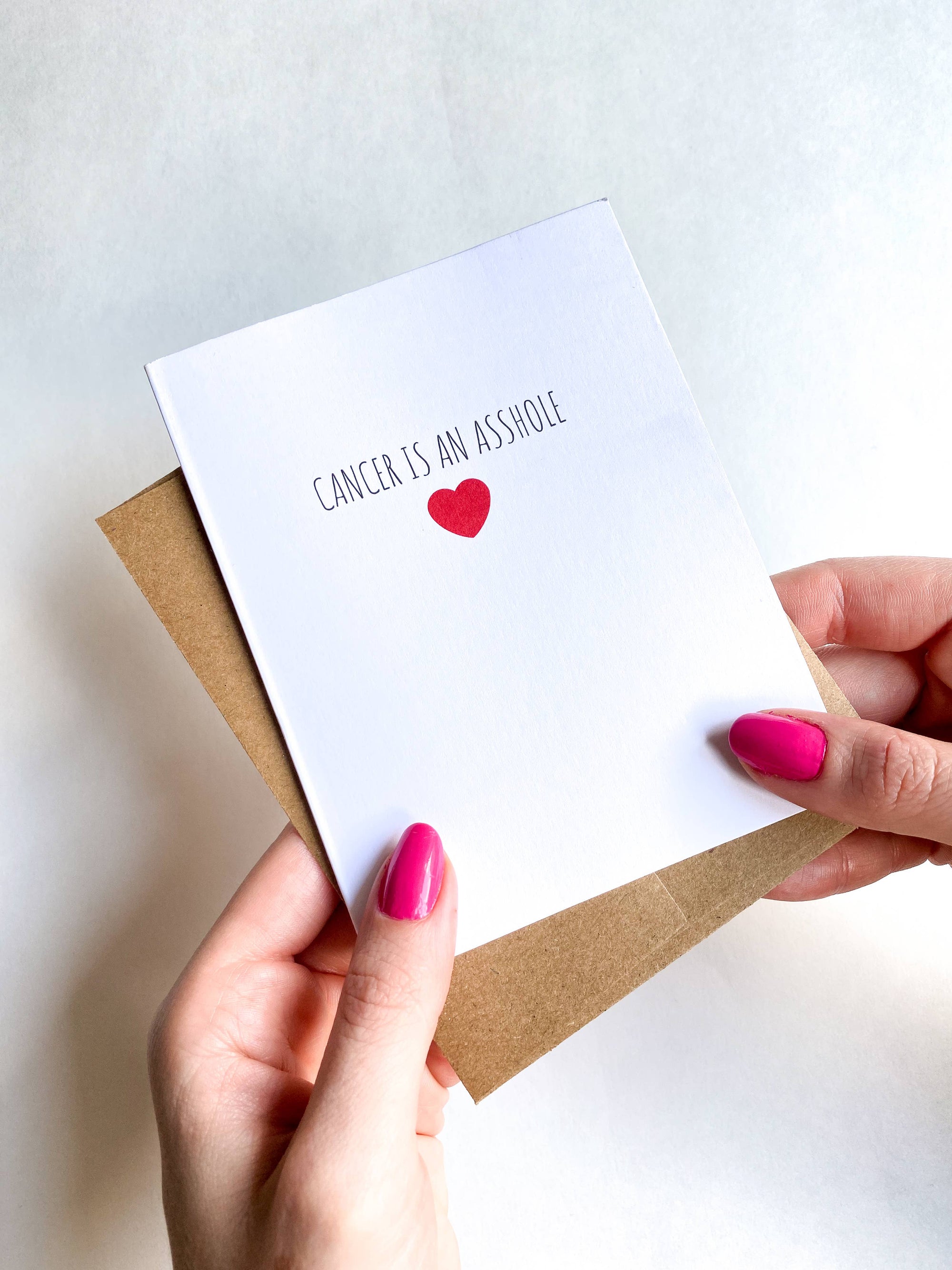Cancer Is An Asshole Cancer Funny Get Well Greeting Card