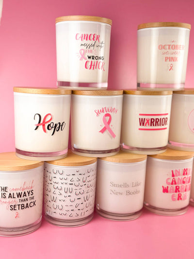 Survivor- Breast Cancer Soy Candle: Cranberry Chutney