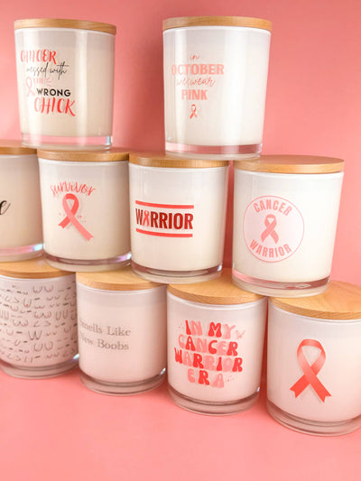 The Comeback - Breast Cancer Soy Candle: Eucalyptus Spritz