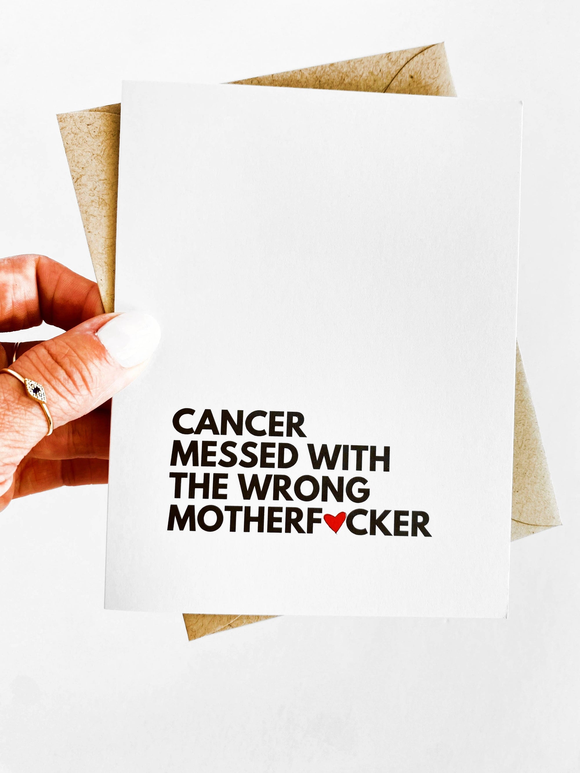 Cancer Messed With The Wrong Mother F*cker Cancer Card