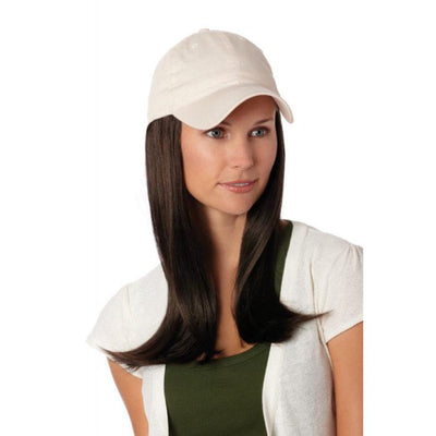 Ball Cap with Hair attached, comes in 3 lengths and 2 coloured caps