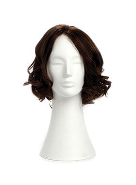 Cara brings realism, fullness and density without breaking your budget. This Hand-Tied wig, with Lace Front, Full Mono Top, gives the wearer an incredibly natural hairline with a realistic scalp appearance due to the transparent lace-like material construction. Excellent for taping. This wig has an adjustable strap system to fit circumferences from 21”-23”.  Length: 14” / Top: 11” / Nape: 5” / Weight: 3.5 oz.