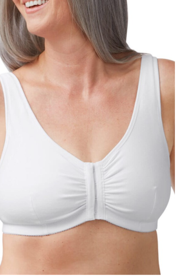 Amoena Frances Post Mastectomy-Breast Surgery Bra 32-34 C/D Pastel Pattern  NWT 